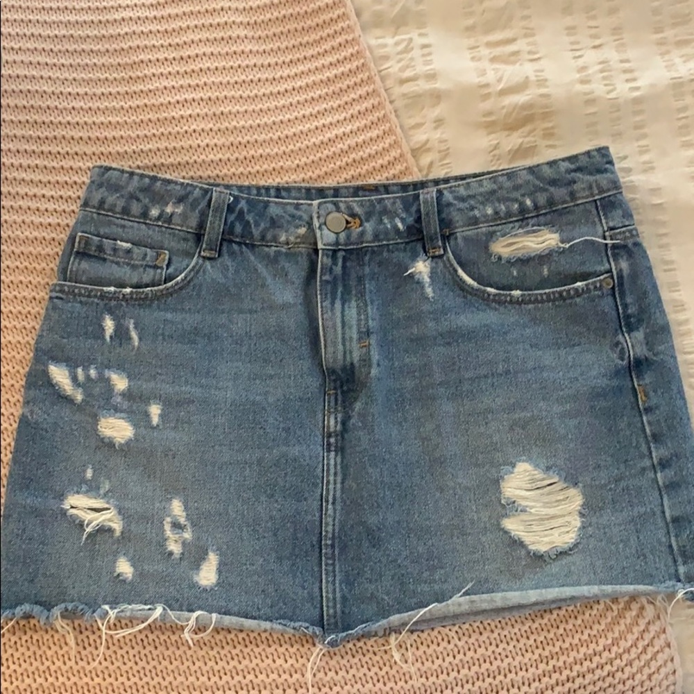 Zara Trafaluc Denim Skirt